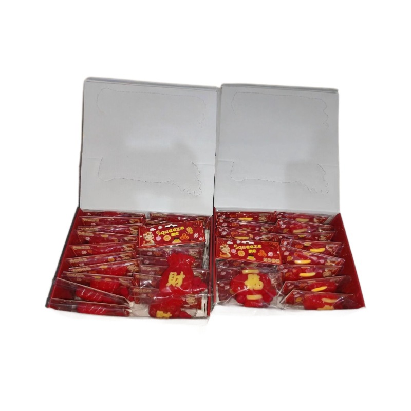 The Year of the Snake brings wealth and good fortune bags. The New Year's stress-relieving toys with a slow rebound effect. The Spring Festival "Fu" character stress-relieving small lanterns Application Scenario