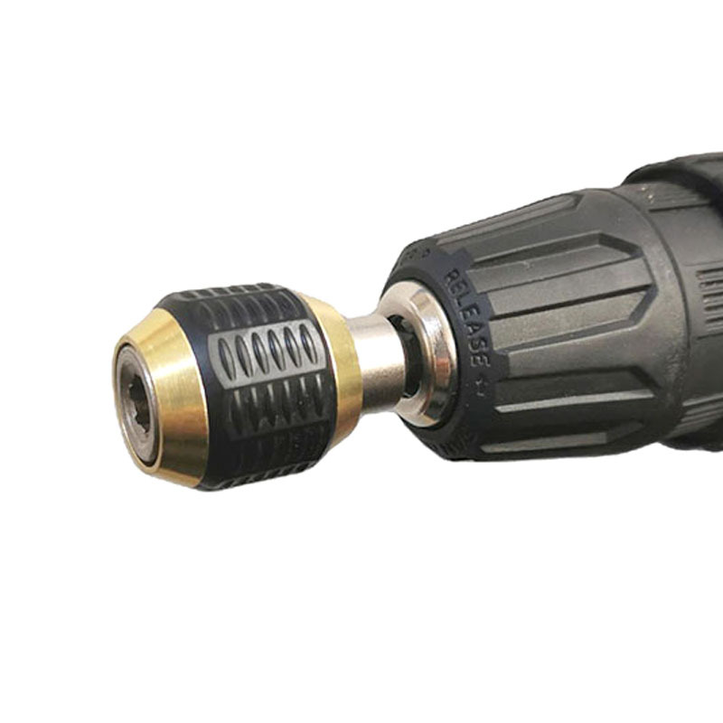 Factory pin hexagonal handle quick-change self-locking connecting rod, electric drill, screwdriver bit, quick conversion tool, extension connecting rod Application Scenario