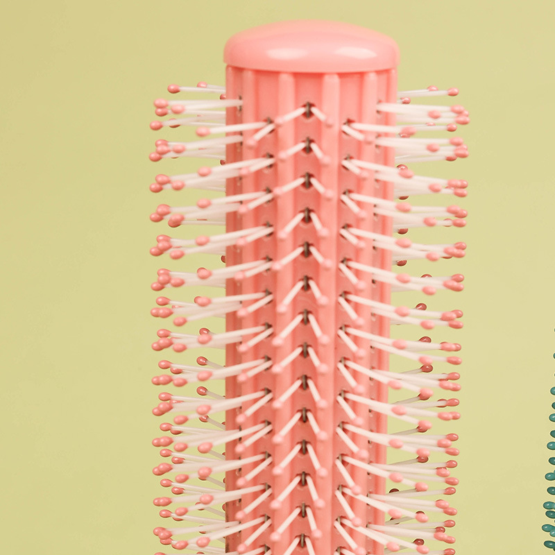 Baihe Macaron-colored curling comb, curling comb, blow-drying style, inward-curling straight and curly hair, mostly cylindrical curling comb, suitable for both men and women to use Application Scenario