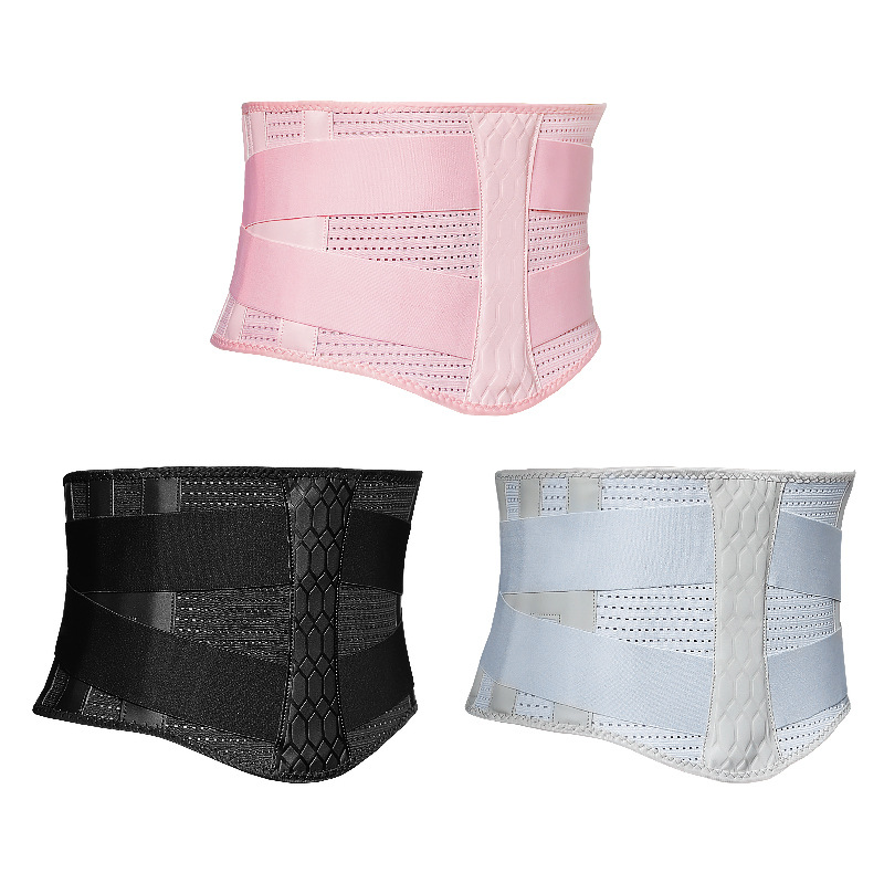 New cross-border men's and women's lightweight, breathable, elastic support, waist support, fixed winding plastic belt, fixed wearing for waist injury rehabilitation Item Picture