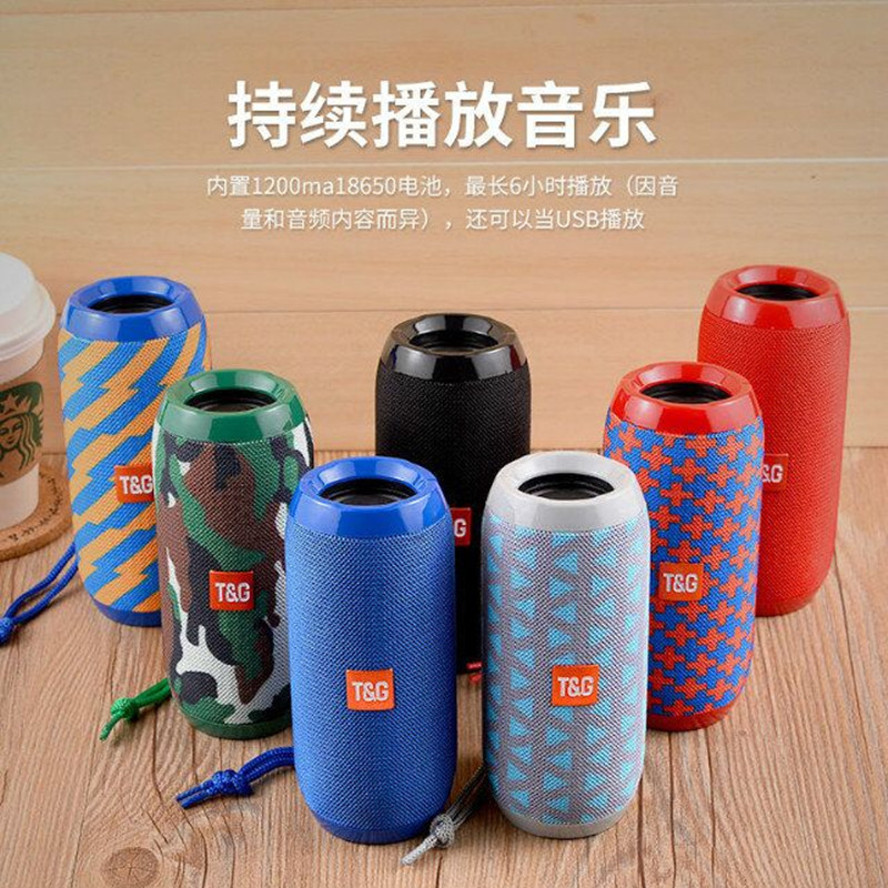 Cross-border TG117 Fabric Bluetooth Speaker, portable outdoor card-inserting subwoofer, small speaker, home wireless speaker Application Scenario