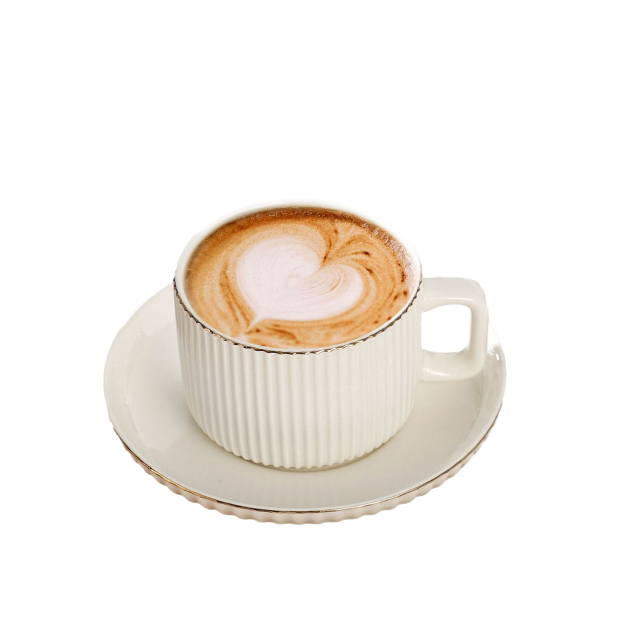 Factory direct sales of Nordic minimalist ceramic cups with gold edges, high-end and light luxury Arabian and Middle Eastern cups and plates, electroplated cups and plates sets pic 5