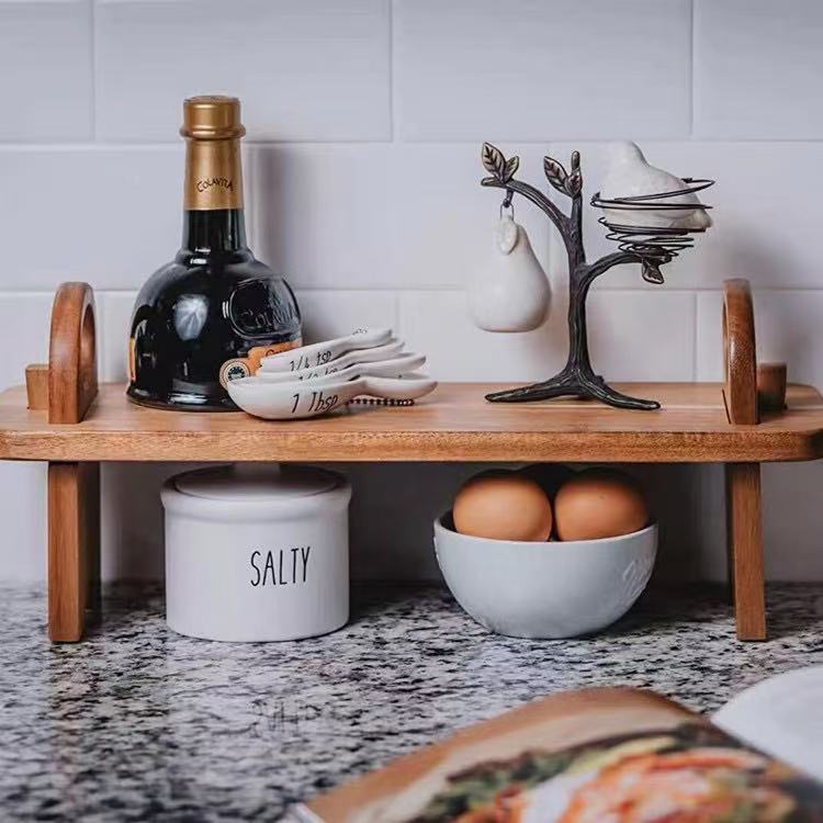 厨房砧板菜板酒店上菜板木制餐盘家居装饰装饰柜台架木制餐盘产品图