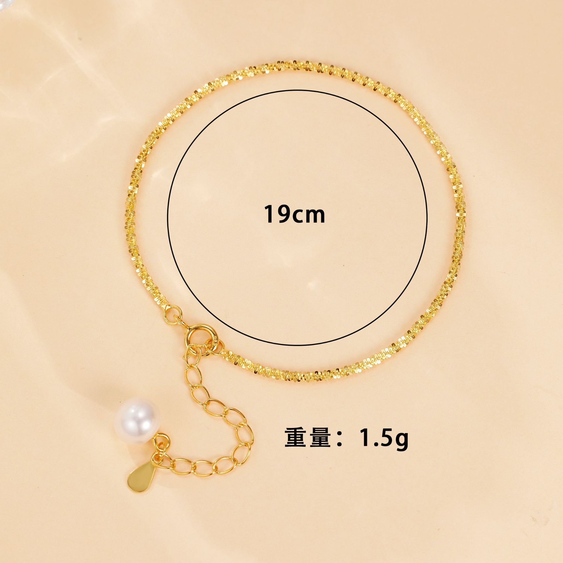 Wholesale of "Starry Sky Sparkling" couple silver bracelets for women. Design sense, niche vegetable flower chain, no color fading, simple jewelry details Picture