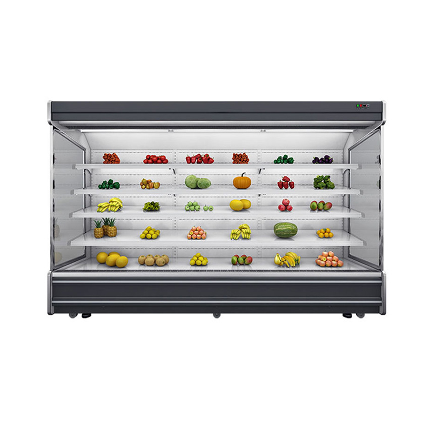 商超超市水果蔬菜牛奶饮料保鲜冷藏OpenDisplayChiller风幕展示风幕柜雪茄冰柜