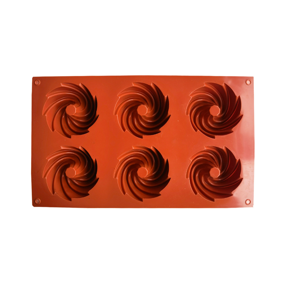 Silicone spiral-shaped dessert molds, cookie baking tools, Easter baking trays, candle molds, letter printing modules, multi-purpose kitchenware Item Picture