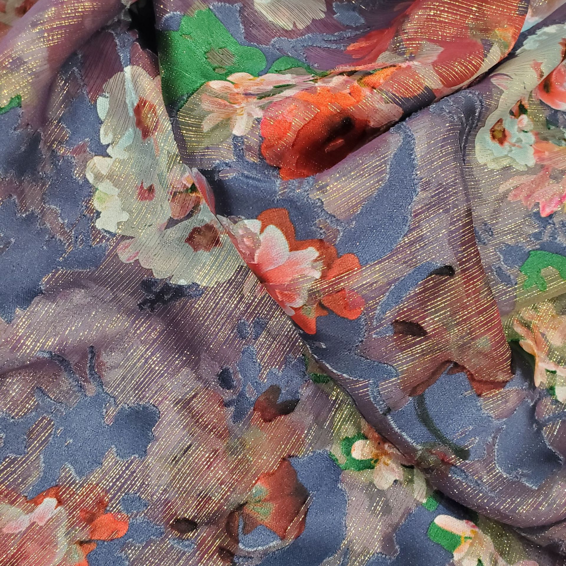 Colorful printed fabric, African pure cotton floral print fabric, memory fabric printed fabric Specification image