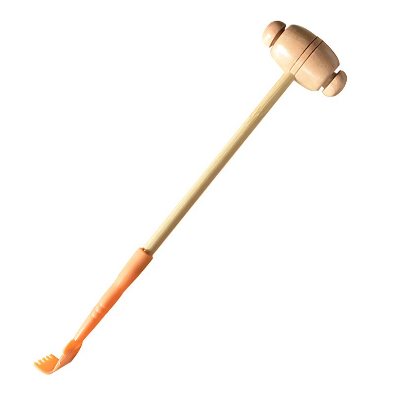 敲背按摩捶拍打敲背按摩锤抓痒不求人老头乐手活锤经络拍热卖批发白底实物图