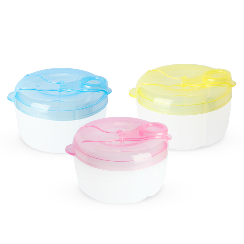 Portable rotating milk powder box 200ml portable leak-proof sealed milk powder can Application Scenario