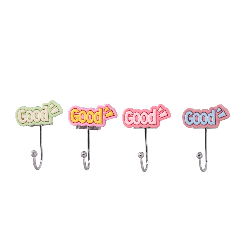 Creative fruit resin, cartoon, cute, strong adhesive, key, wall hanging, wall hanging, clothes hanger hook, traceless towel adhesive hook Item Picture
