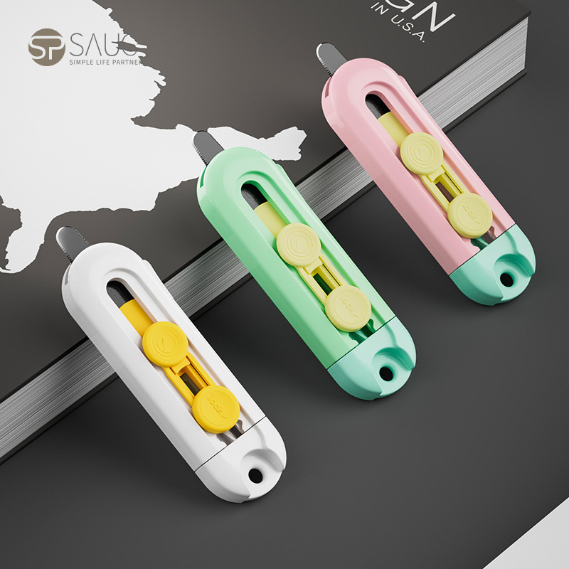 sp sauce便携磁吸拆快递刀美工迷你小刀开箱器拆信包学习裁纸刀