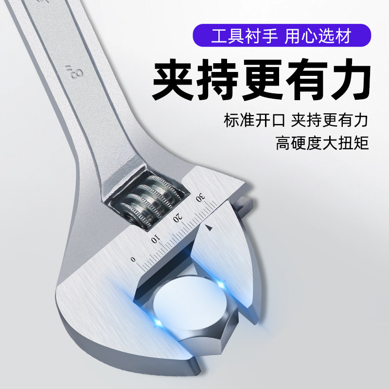 Adjustable wrench, bathroom special wrench, anti-slip wrench details Picture