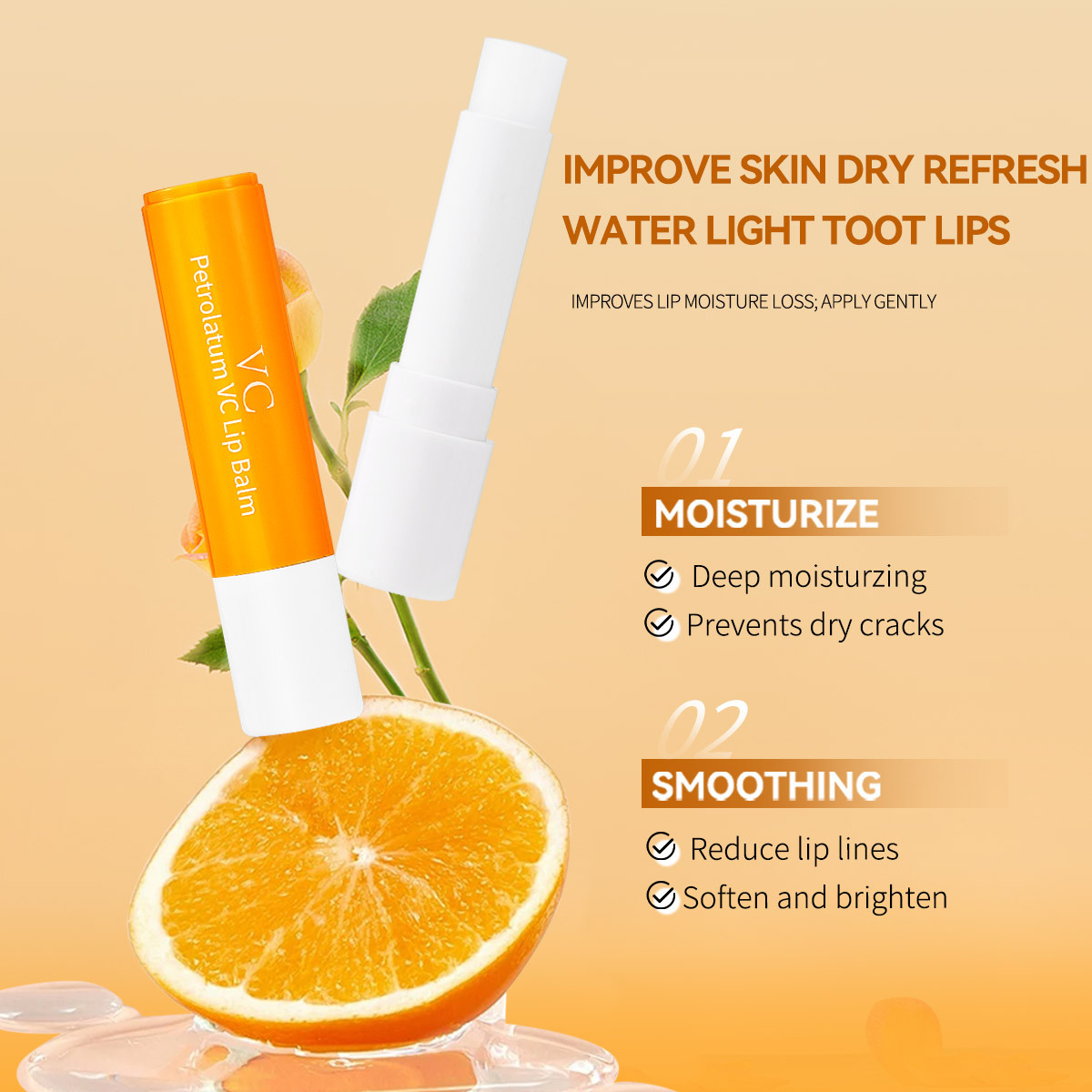 【 Cross-border Exclusive 】FORMBO Lip Care Lip Balm: Moisturizing, Hydrating, Reducing Lip Lines and Brightening Lip Balm wholesale details Picture
