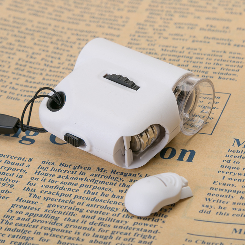 Children's portable led lamp microscope TH-7004C high-definition microscope wholesale white high-magnification magnifying glass Application Scenario