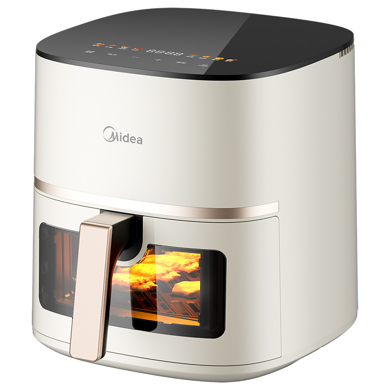 Midea air fryer, household electric fryer, no need to flip, steam tender frying and roasting, 6L5 large capacity oven KZC5089 Item Picture