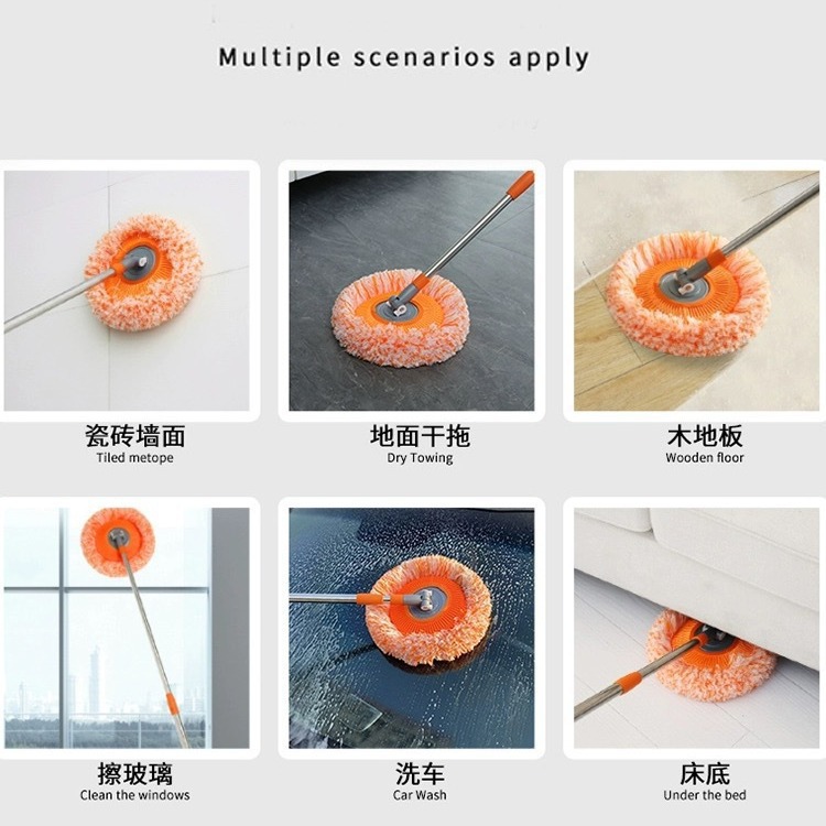 In-stock dust-removing sunflower mop, a ceiling cleaning wonder. Ceiling sunflower dust-removing mop, a dry and wet dual-purpose mop details Picture
