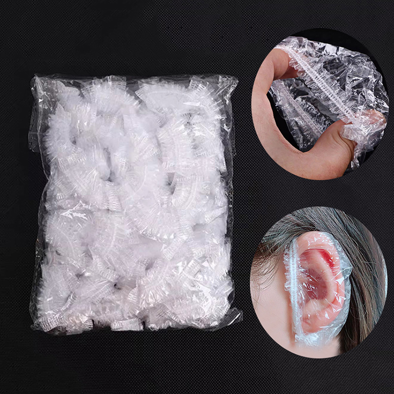 耳套一次性美发耳套洗发防护耳套沐浴防水耳套一次性染发防污耳罩