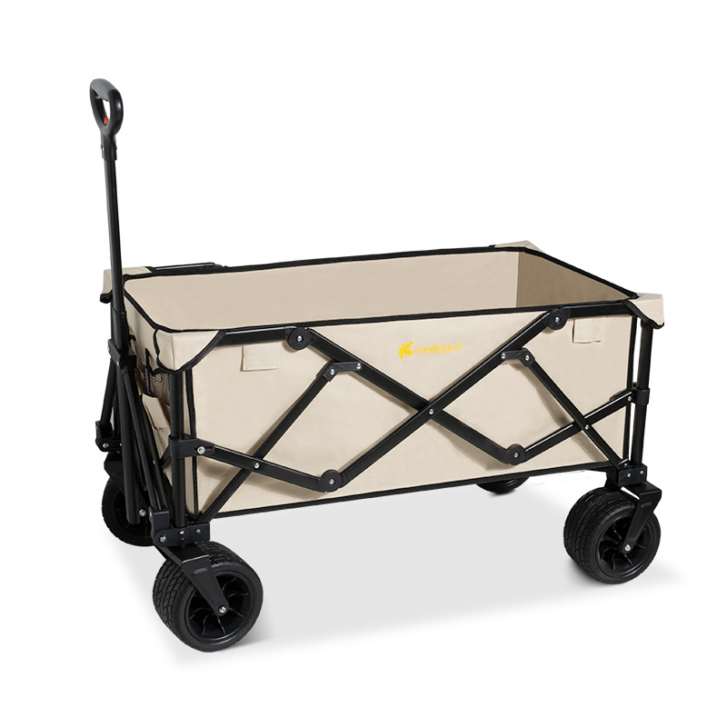 Xanaduji outdoor camping vehicle, full folding camping trailer, self-driving spring outing trolley, picnic campsite vehicle Item Picture
