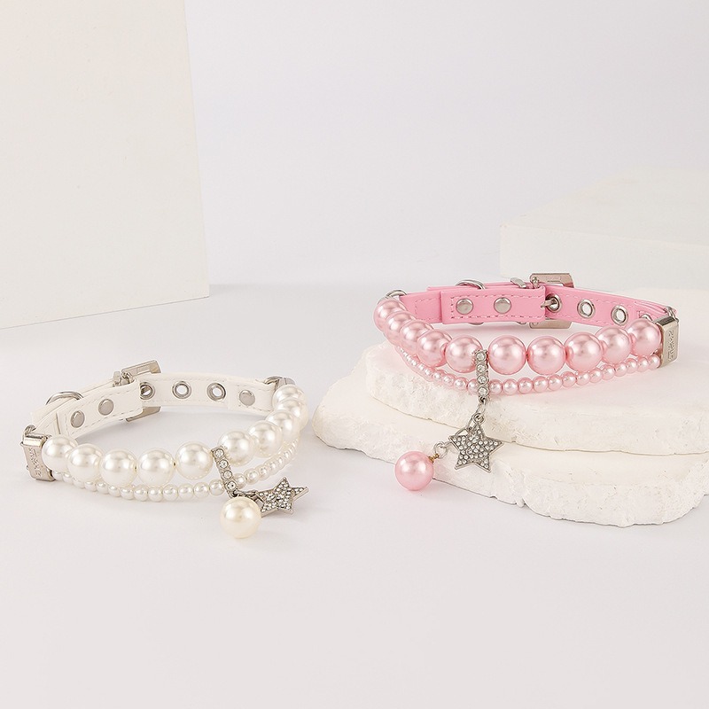 Pet supplies: collar, leash, neck collar, cat necklace, small and medium-sized dog pendant, dog pen, neck collar accessories details Picture