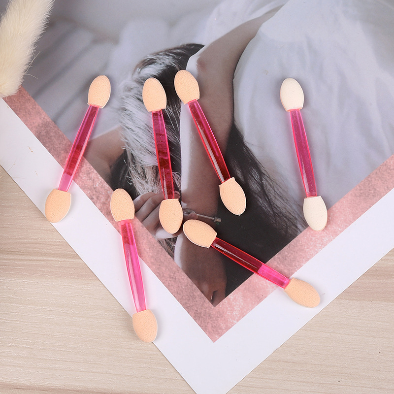 新款眼影刷双头一次性眼影棒提亮刷美甲晕染刷彩色新手化妆美妆详情图3