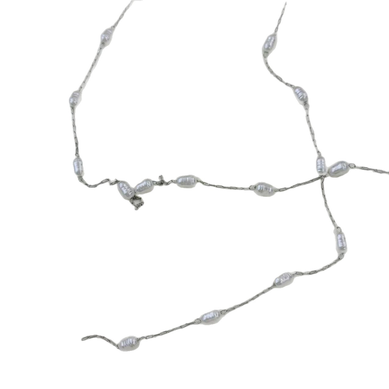 Cross-border light oruga cadena de perlas de lujo 7 agujeros accesorios accesorios accesorios accesorios collares DIY accesorios materiales semiacabados accesorios Item Picture