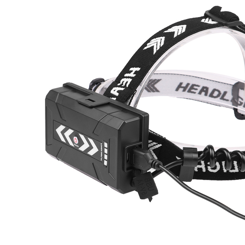 Cross-border nuevo XHP90 luz ligera fuerte XHP90+COB oblicuo 45° al aire libre pesca faro USB luz ligera fuerte Specification image