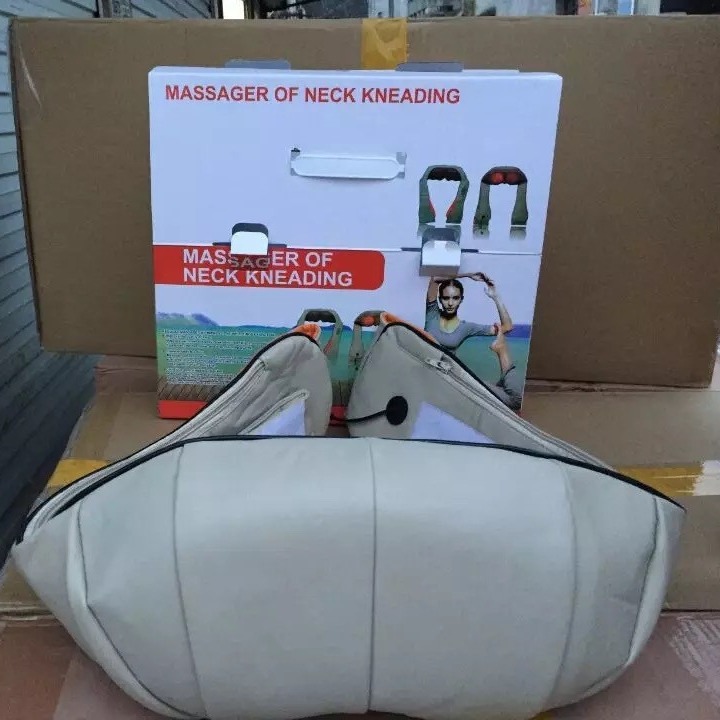 Cervical massager, multi-functional heating massage kneading massager, neck, waist, shoulder, car shawl to relieve fatigue Specification image
