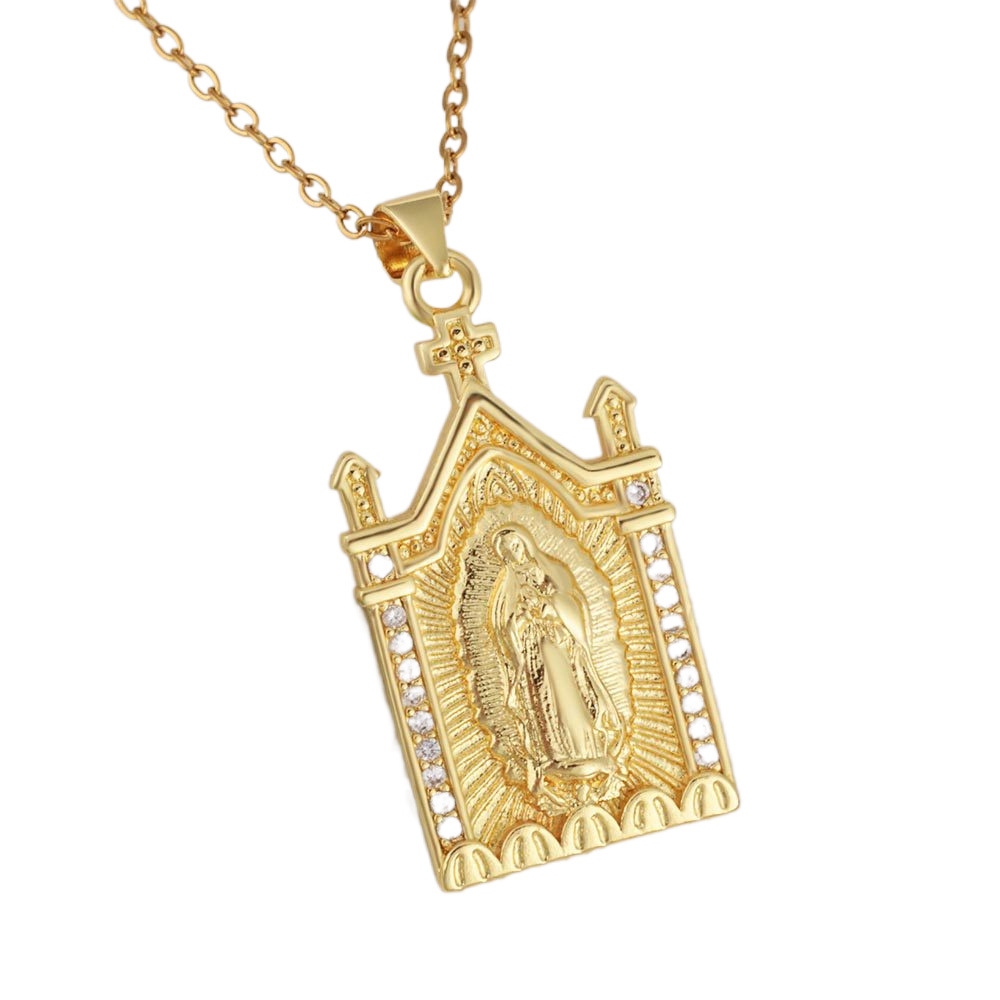 新中式/财神挂饰车载/经文/耶稣挂旗白底实物图