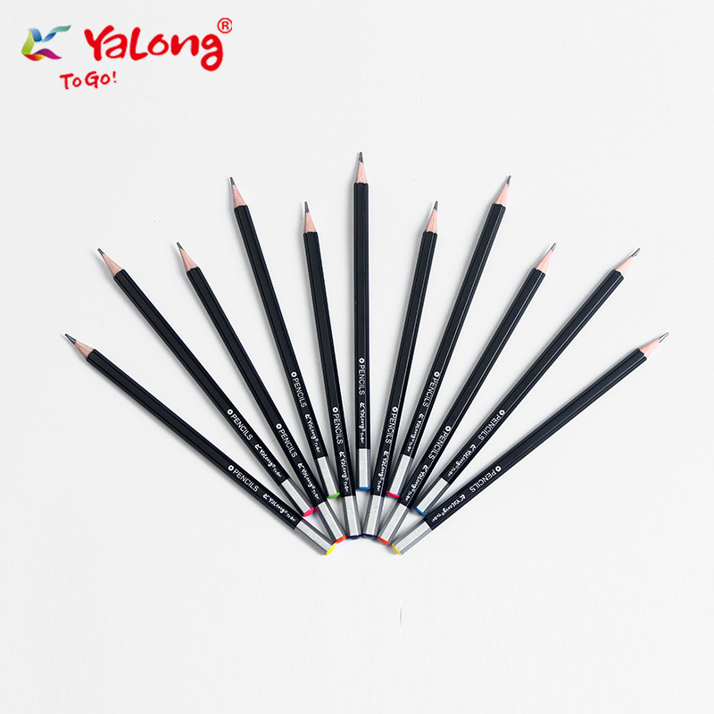 YL191358 High-quality wooden round standard pencil HB pencil set for children, suitable for students Item Picture