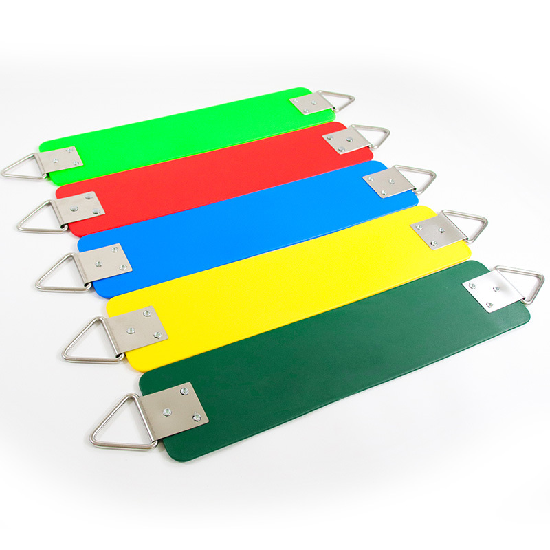Stainless steel EVA soft board indoor and outdoor one-line swing for children and babies, plastic smooth board seat accessories Application Scenario