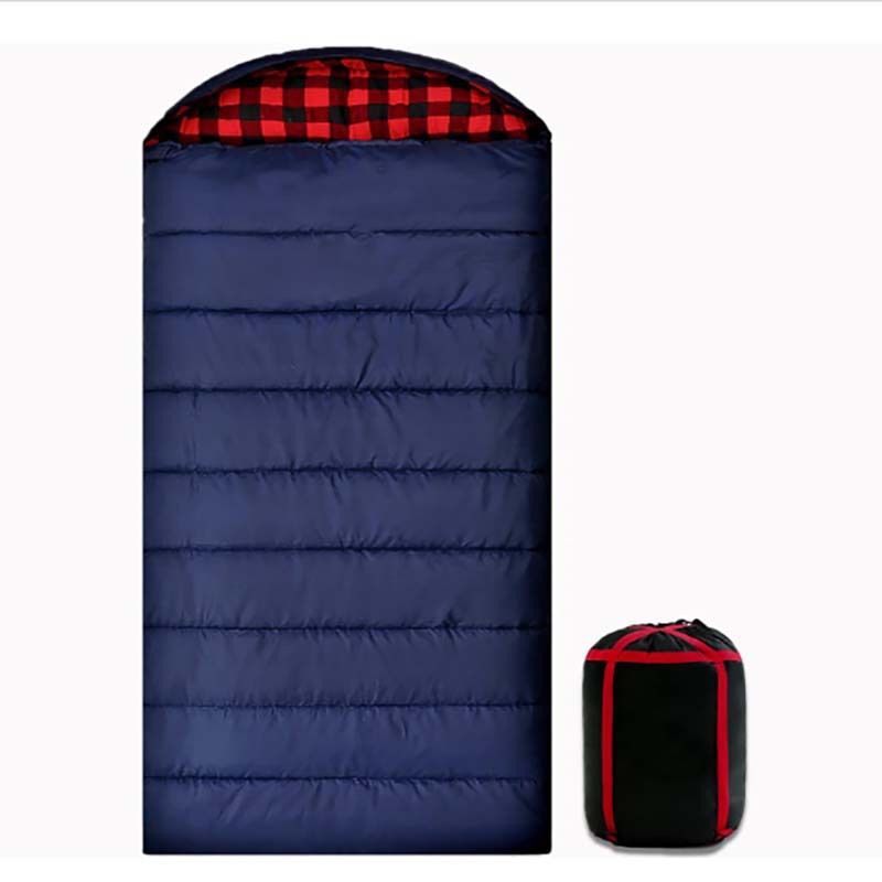 Factory wholesale adult outdoor sleeping bags, single person in spring, autumn and winter, spliced thickened sleeping bags for midday rest, travel and camping Specification image