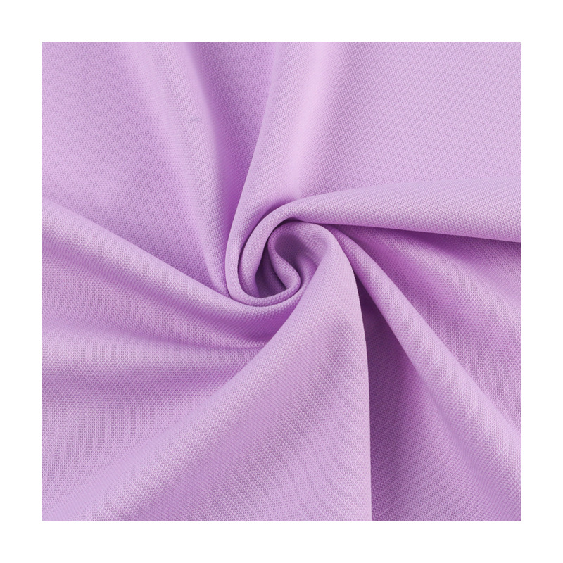 Polyester ammonia air layer fabric, health fabric, moisture-absorbing elastic knitted fabric, sports school uniform fabric in stock Item Picture