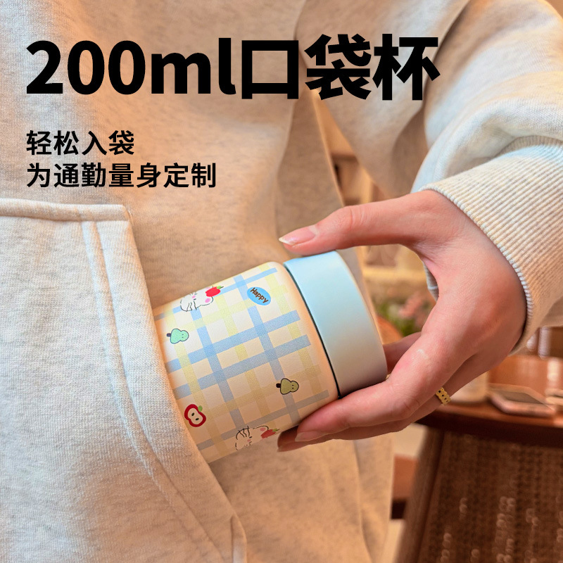 2025可爱学生高颜值迷你不锈钢保温杯女生ins办公室水杯产品图