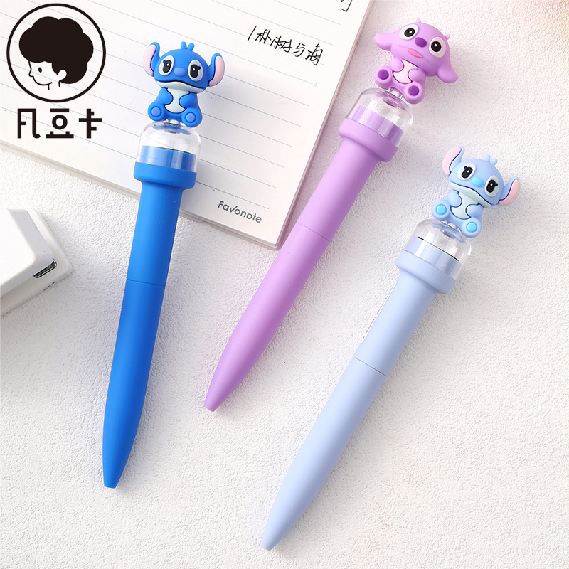 Fandouka new Richie seal gel pen 0.5mm student signature practice pen Cute stationery manufacturer wholesale stationery erasable pen gel pen Item Picture