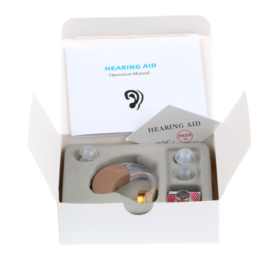 Cross-border exclusive supply F-136 hearing aid, small back-ear sound amplifier, back-ear battery hearing aid for the elderly Specification image