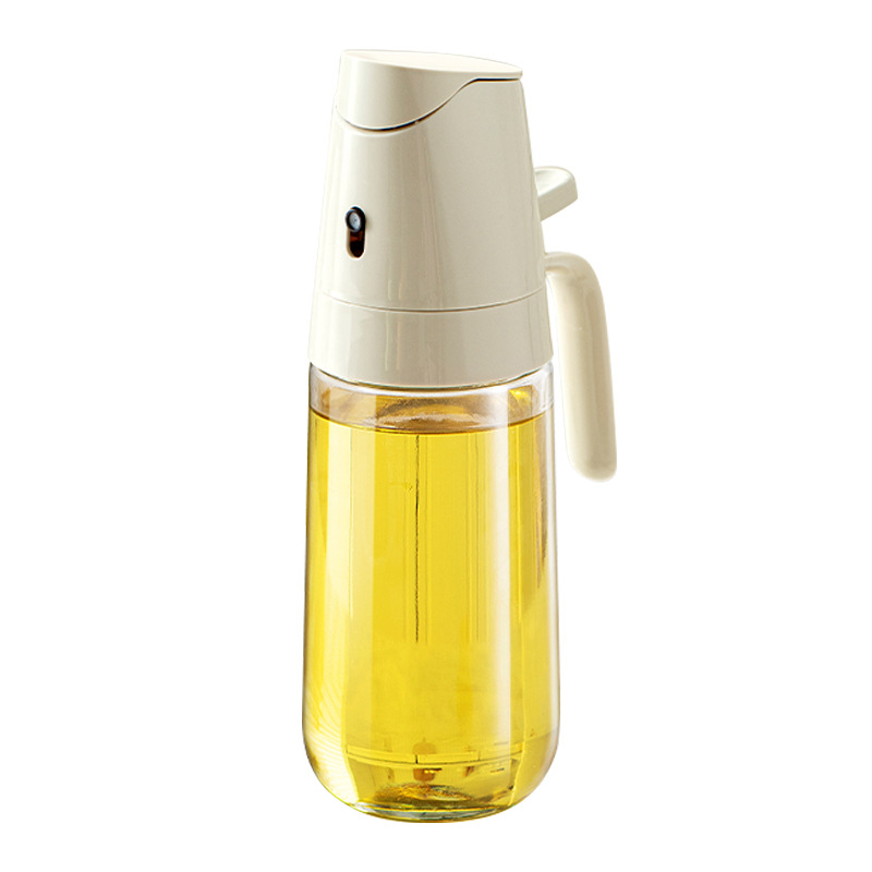 Spray bottle, household food-grade kitchen dual-purpose spray and pour integrated leak-proof glass oil tank, spray atomizing spray bottle Item Picture