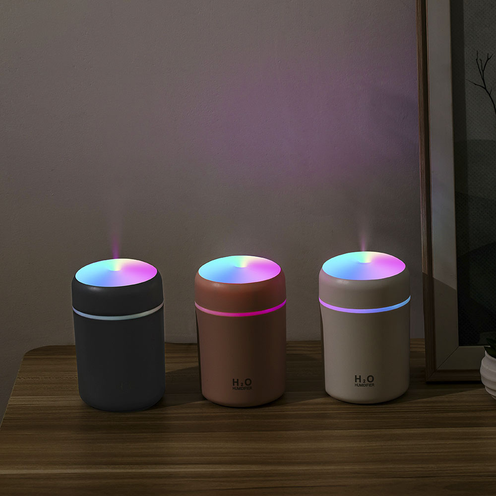 Small desktop air humidifier, office ambient light, desktop timer, portable spray, mini car, cross-border Application Scenario