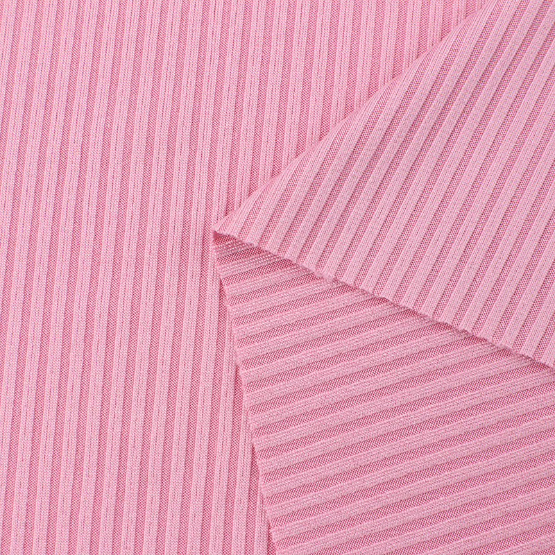 150D elastic pit strip threaded fabric 4*3 ribbed fabric 230g spring and summer fashionable home wear fabric Specification image