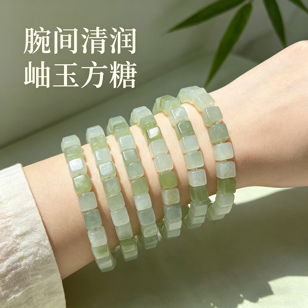 الطبيعي XiuYu السكر سوار 8mm اليشم عنقود النساء الرجعية فنون الفقرة أيديكم، سلسلة السوار البث المباشر الجملة هدايا Application Scenario