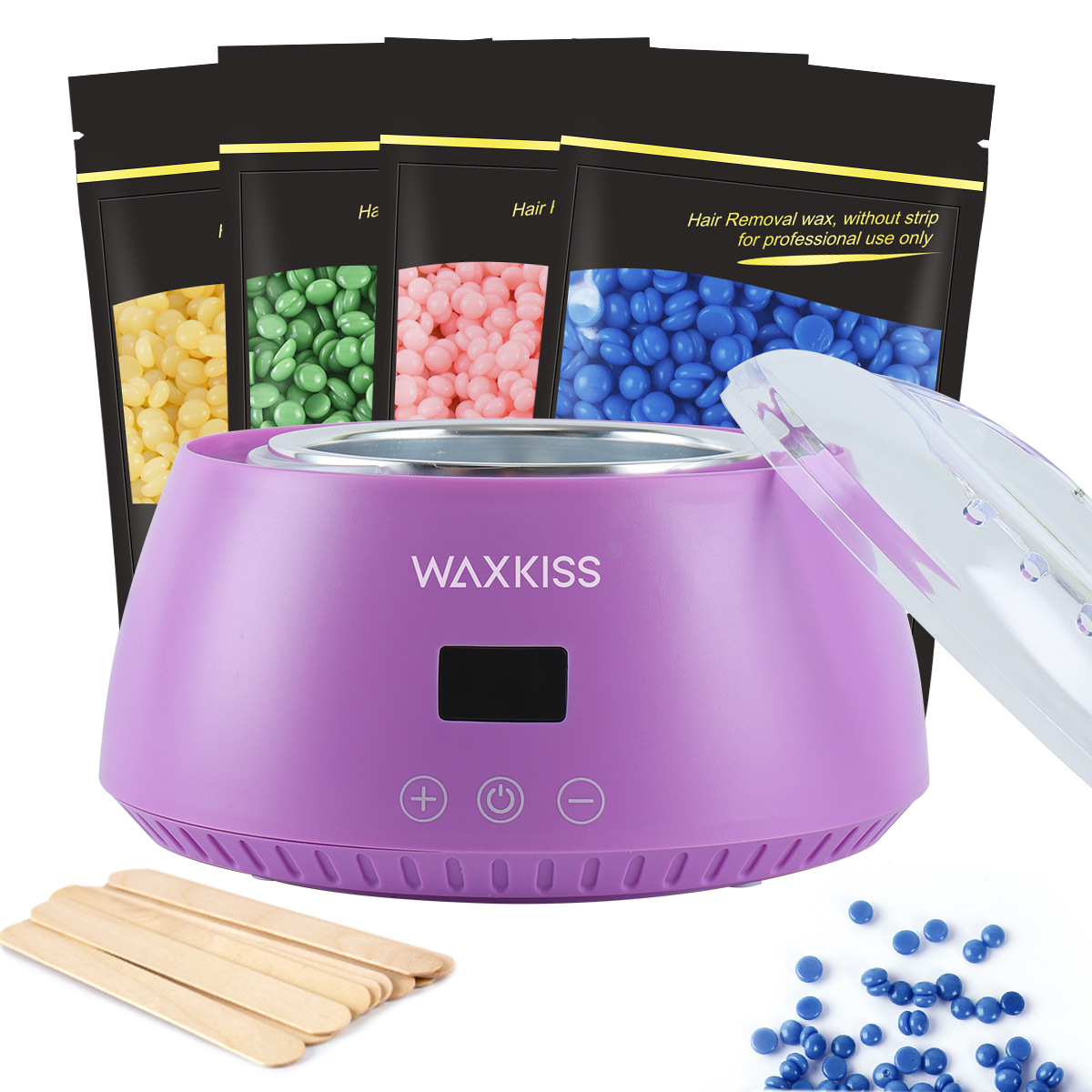 富海川waxkiss脱毛熔蜡机电子式融蜡器数显小蜡锅蜜蜡融蜡机除毛