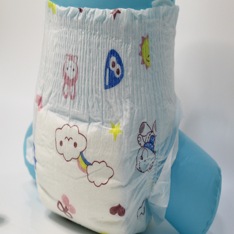 OEM private label customization, sample processing and export to Ghana, West Africa. Disposable baby diapers for foreign trade Application Scenario