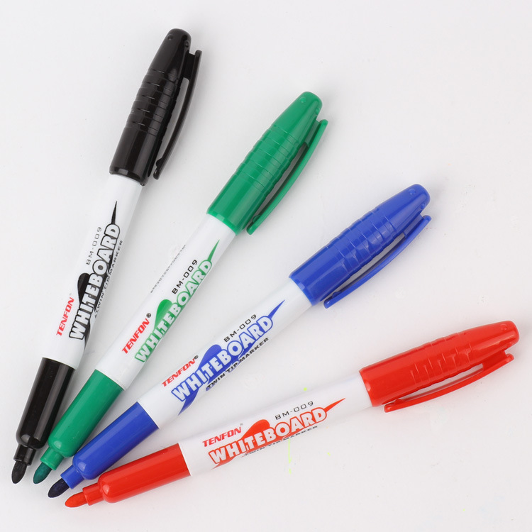 Tianfeng Double-headed whiteboard pen, small double-headed whiteboard pen 009 for foreign trade details Picture