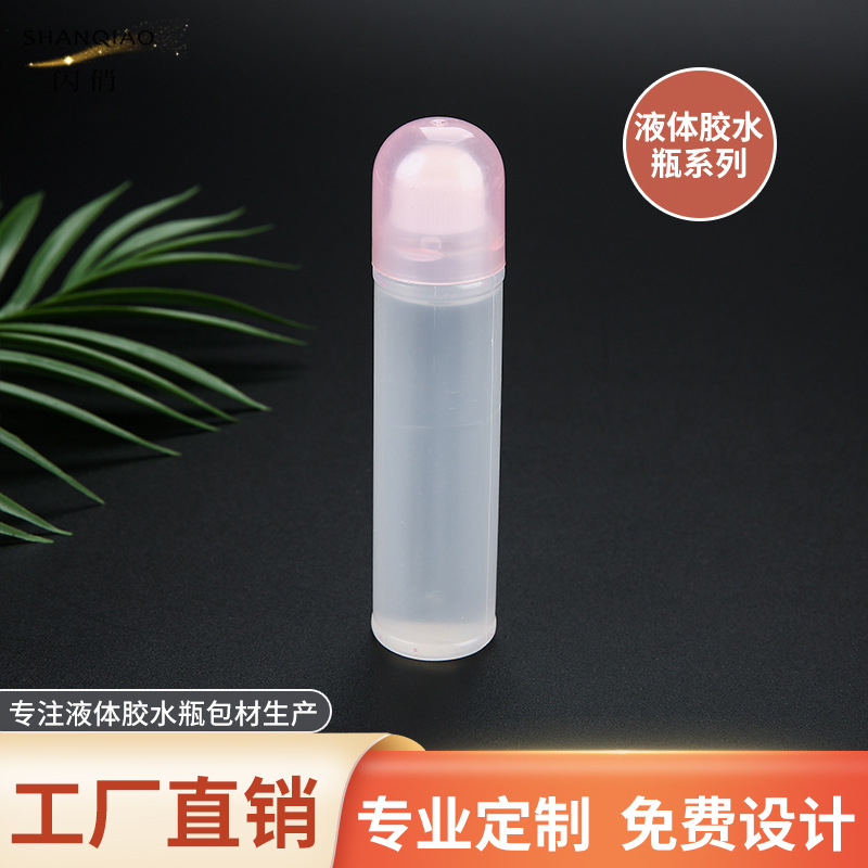 Flash nuevo estilo PE pegamento líquido tubo de botella de agua forma de lápiz esponja punta pegamento de oficina palo de pegamento de papelería estudiantil tubo vacío