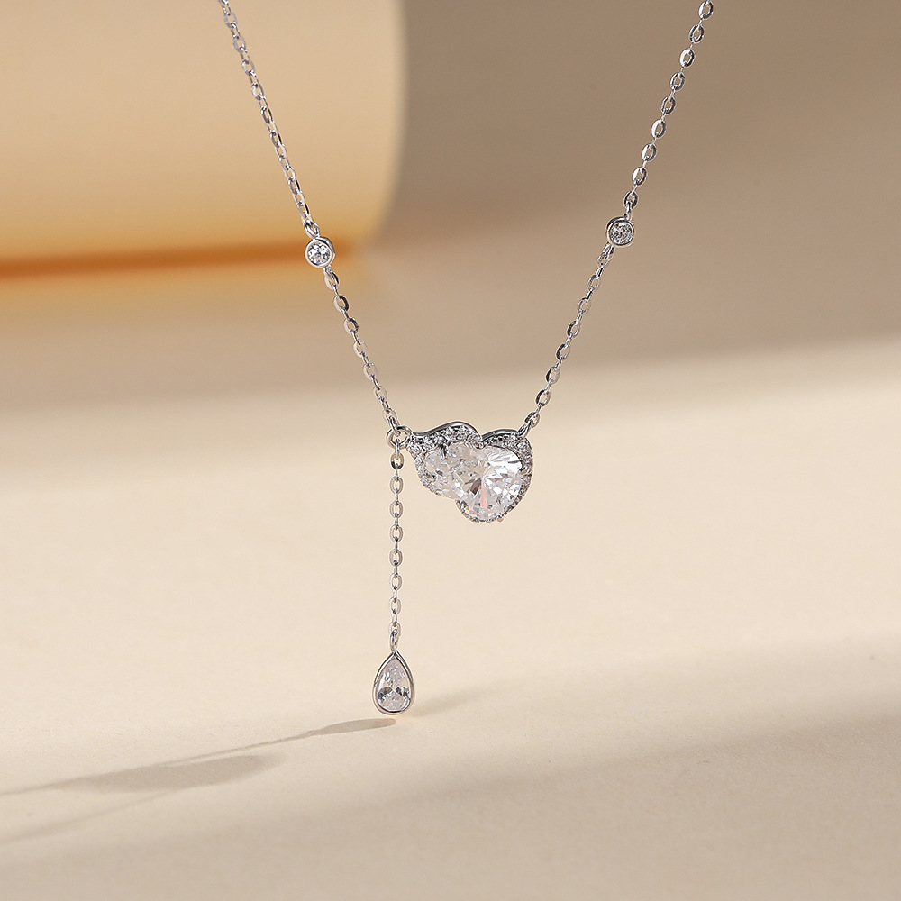 S925纯银葫芦项链女高级感轻奢小众2025年新款国潮葫芦锆石锁骨链细节图