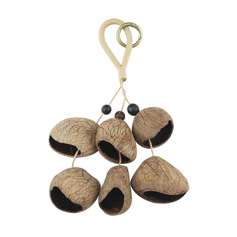 风铃/风铃果壳/果壳疗愈/果壳/玻璃风铃白底实物图