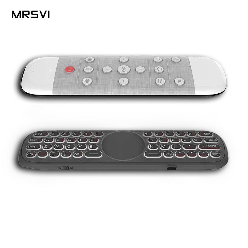 Q40 Air Mouse Infrared Learning Dual-sided wireless motion-sensing Keyboard and Mouse with touch backlight voice flying mouse remote control Item Picture