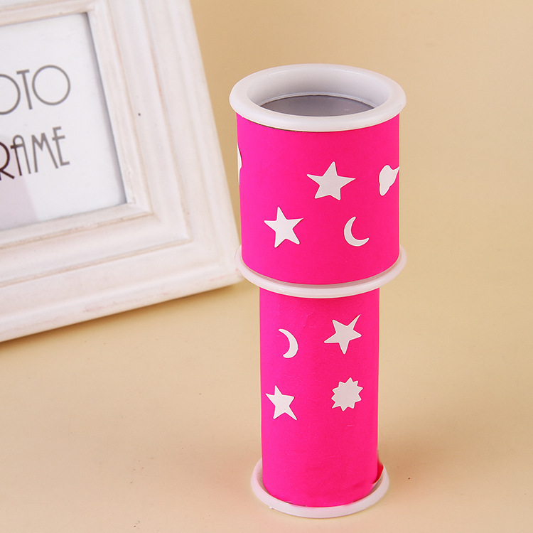 diy colored paper kaleidoscope rotating cylinder science popularization and education equipment assembly Children's art and craft kaleidoscope materials for intelligence Application Scenario