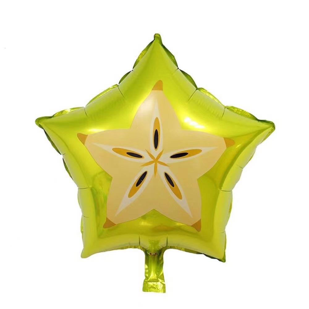 Fruit-themed birthday aluminum film balloon set, 10 sets of ceremony balloons Application Scenario
