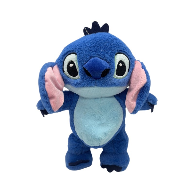 Cross-border toy, breathing Stitch children's plush doll, baby soothing music figurine, pneumatic long ears Item Picture