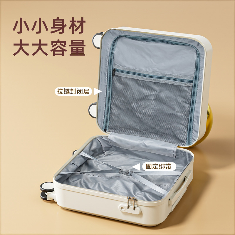 Small luggage 2025 student new travel suitcase, large capacity trolley case, combination case, travel boarding suitcase Specification image